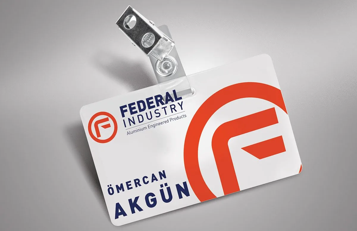 Federal Industry için hazırlanan kurumsal kimlik çalışmasından 10. görsel (toplam 22)