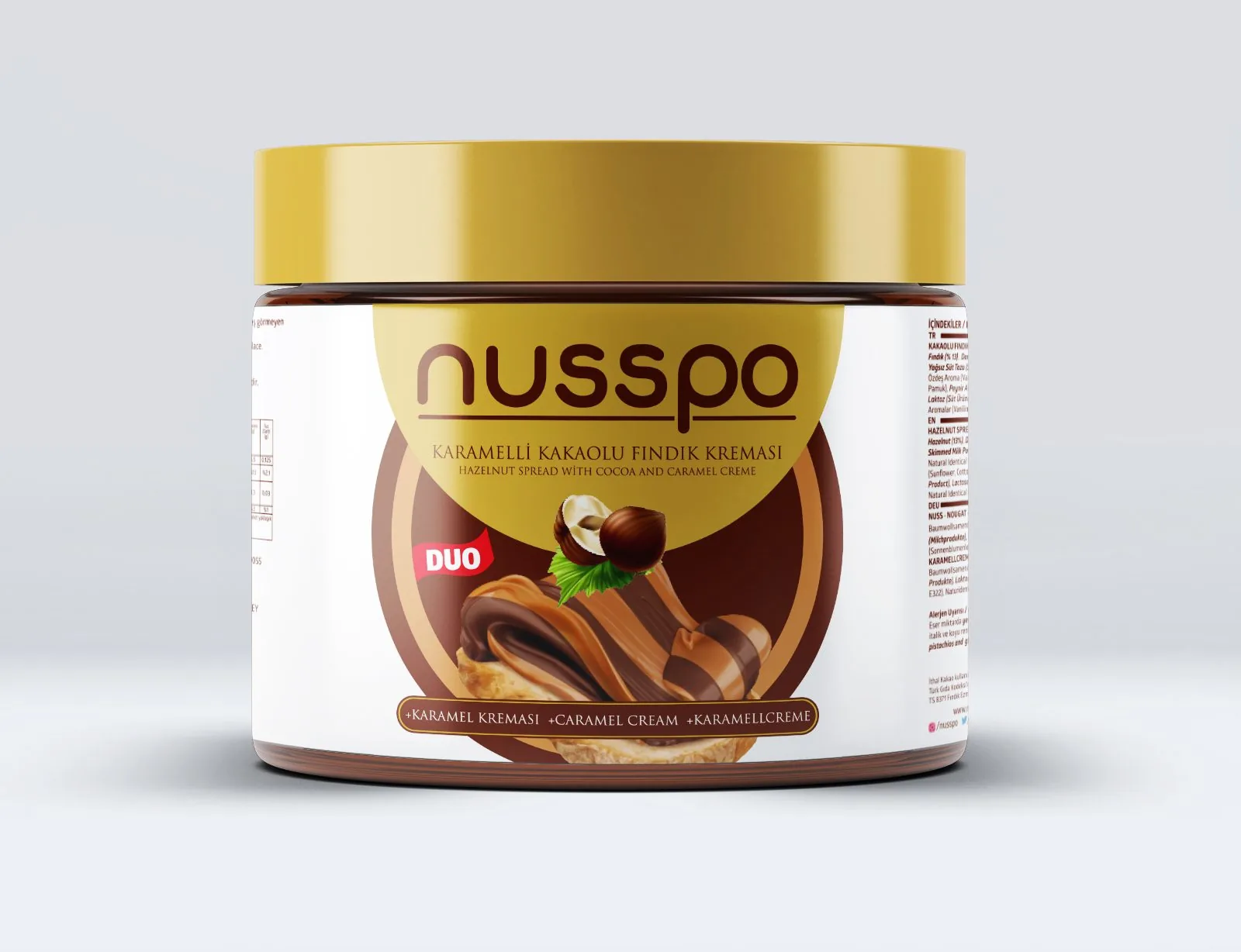 Nusspo için hazırlanan ambalaj & katalog çalışmasından 11. görsel (toplam 17)