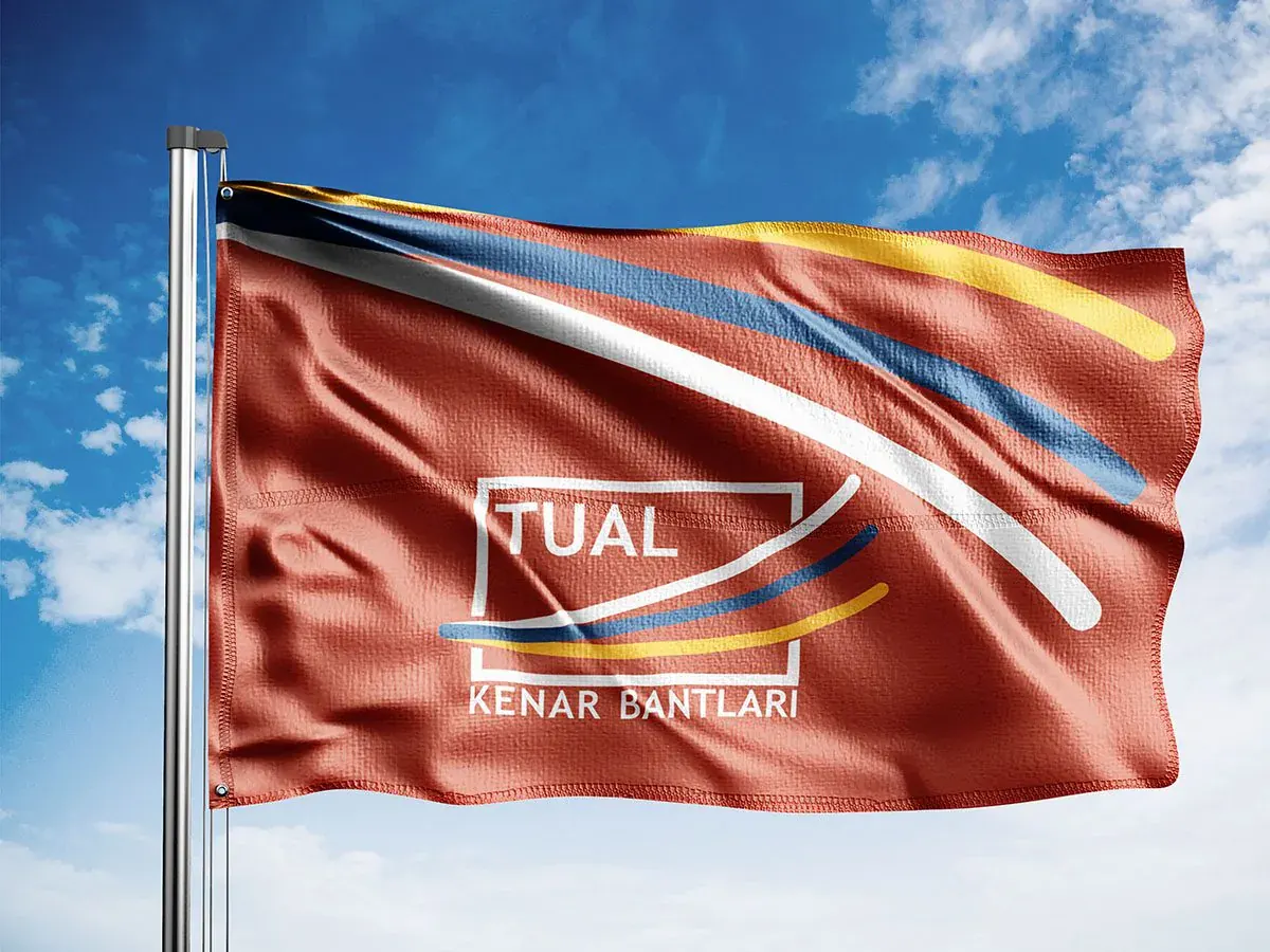 Tual Kenar Bantları için hazırlanan kurumsal kimlik çalışmasından 11. görsel (toplam 16)