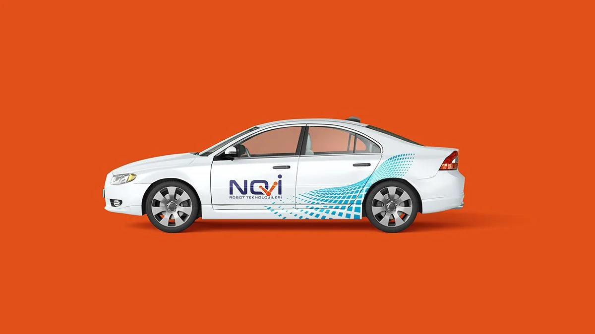 Novi Robotik için hazırlanan kurumsal kimlik çalışmasından 3. görsel (toplam 7)