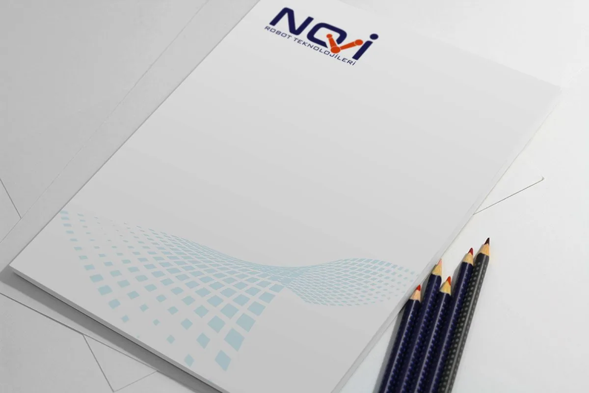 Novi Robotik için hazırlanan kurumsal kimlik çalışmasından 6. görsel (toplam 7)