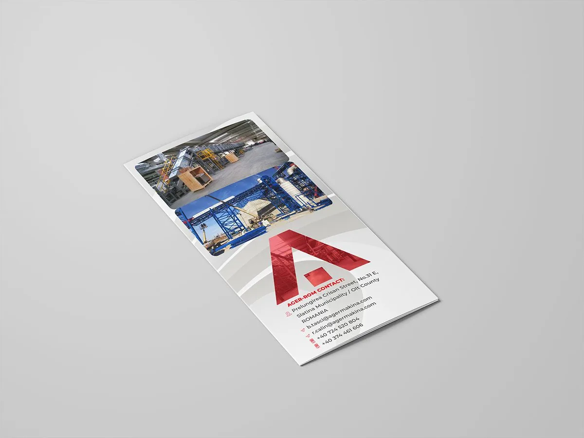 Ager Makine için hazırlanan ambalaj & katalog çalışmasından 5. görsel (toplam 6)