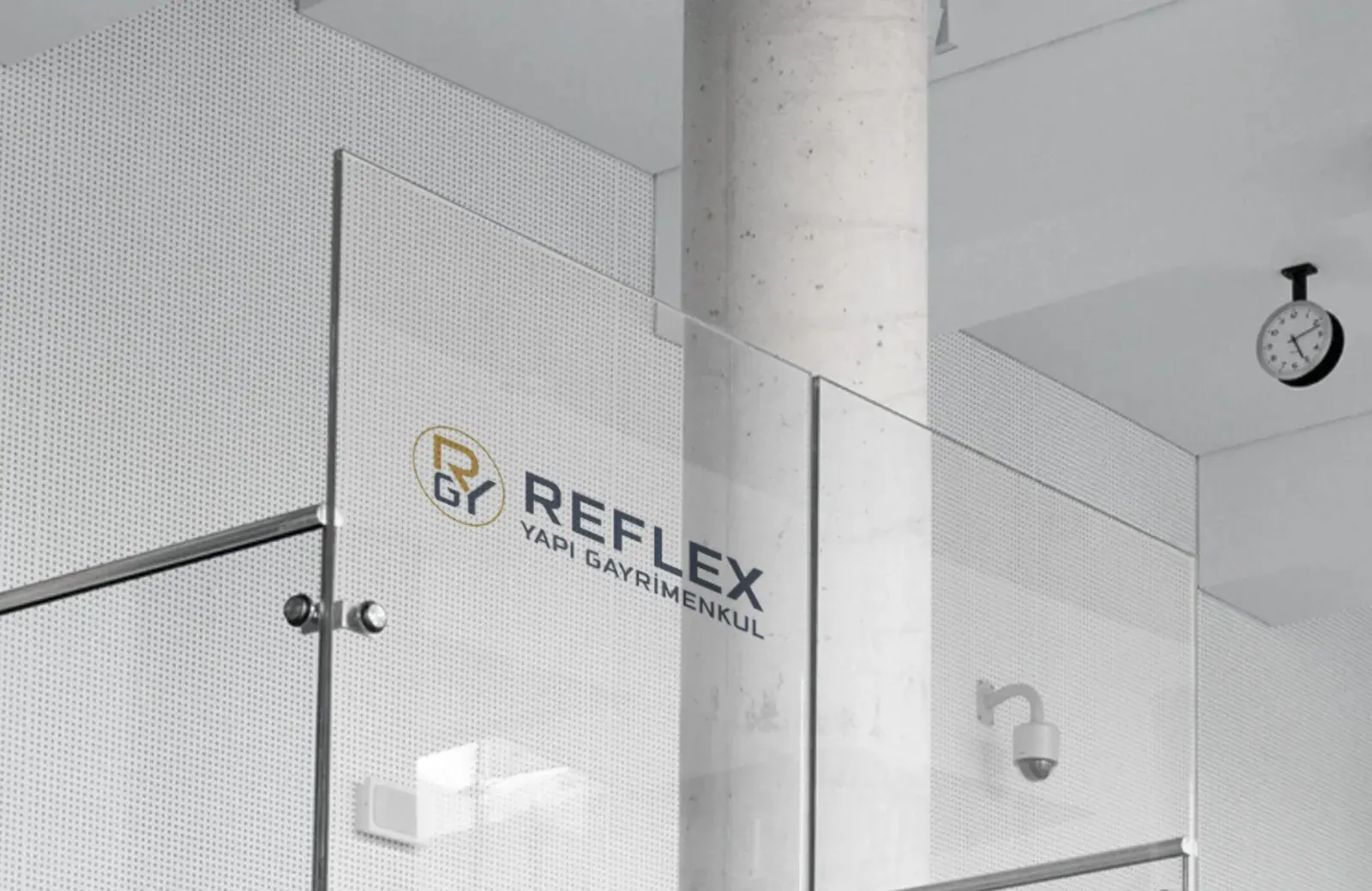 Reflex Yapı için hazırlanan kurumsal kimlik çalışmasından 3. görsel (toplam 6)