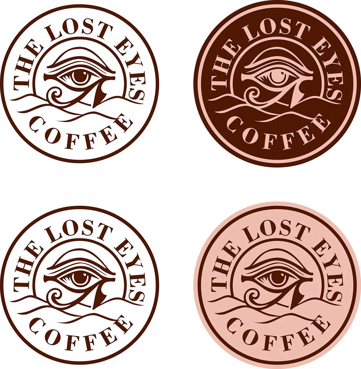 The Lost Cafe için hazırlanan marka kimliği çalışmasından 4. görsel (toplam 5)