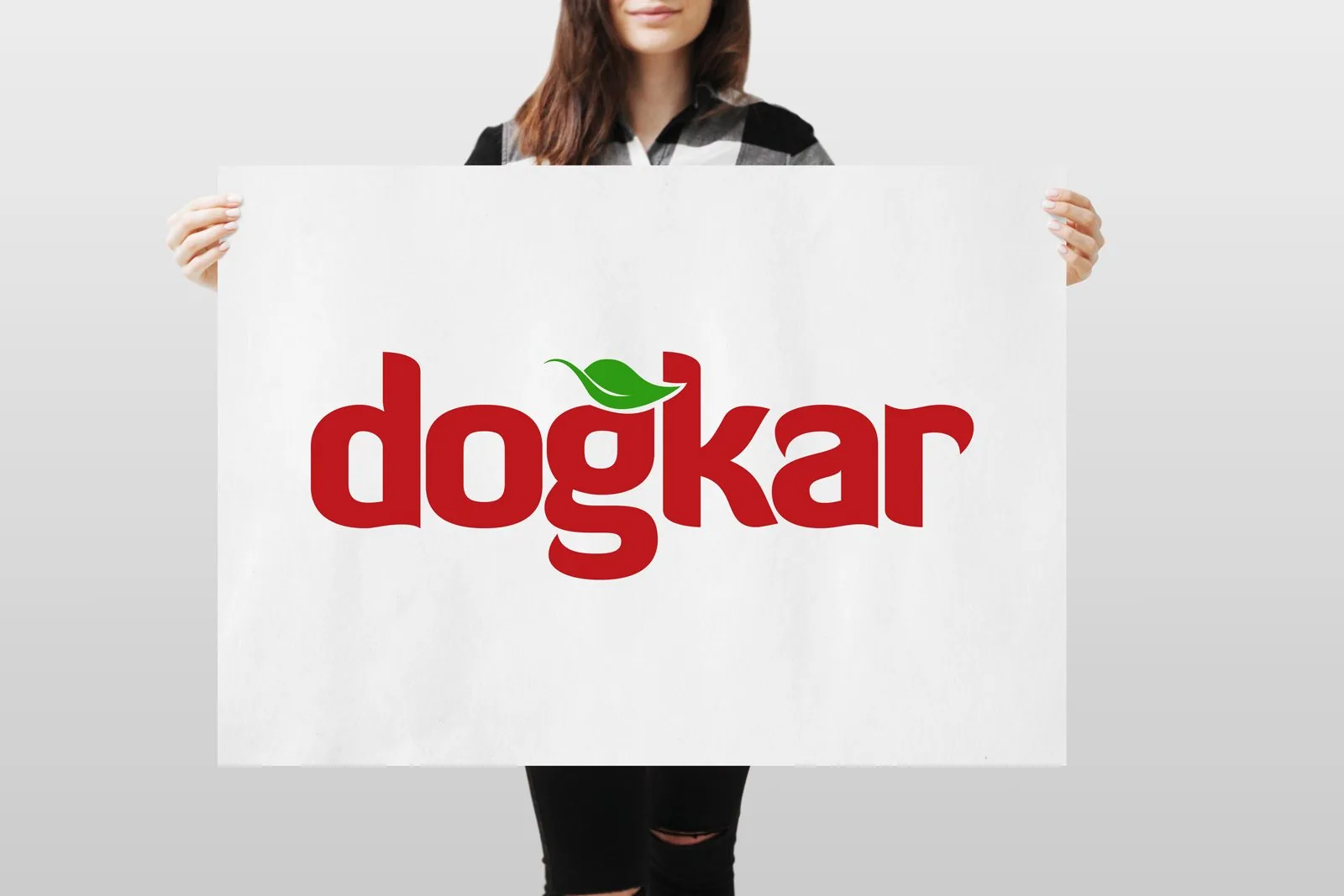 Doğkar Gıda için hazırlanan marka kimliği çalışmasından bir kare