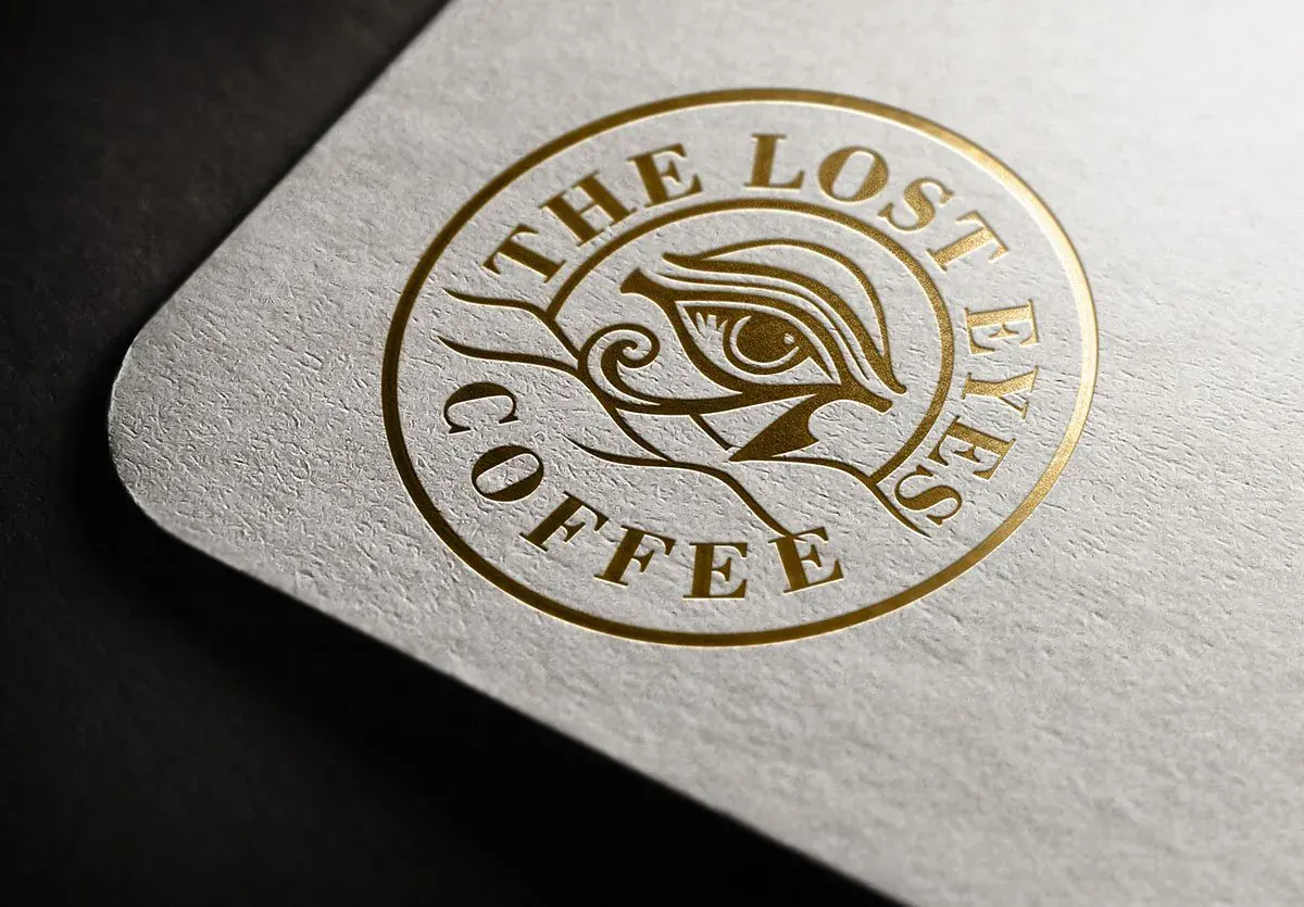 The Lost Cafe için hazırlanan marka kimliği çalışmasından bir kare