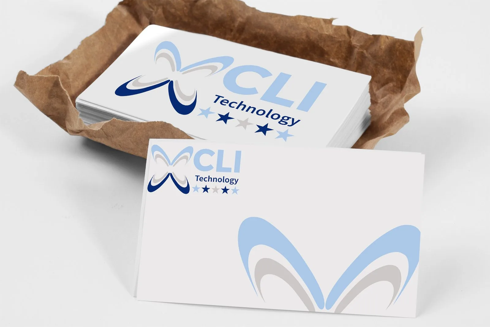 CLI Technology için hazırlanan kurumsal kimlik çalışmasından bir kare